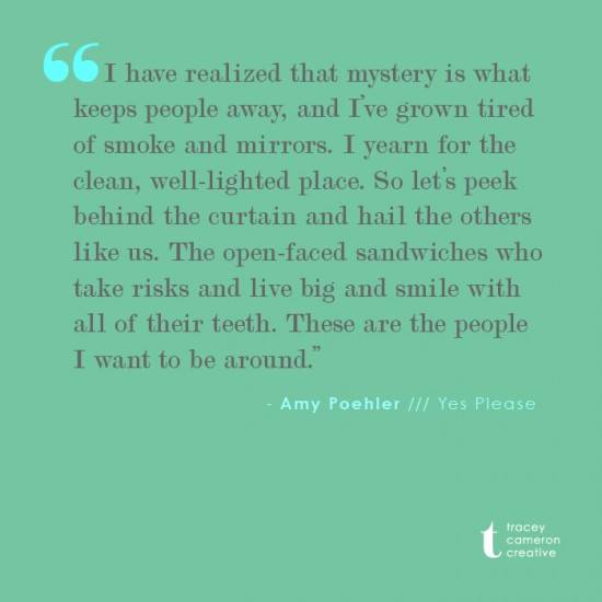 Quote by Amy Poehler - Open faced sandwich