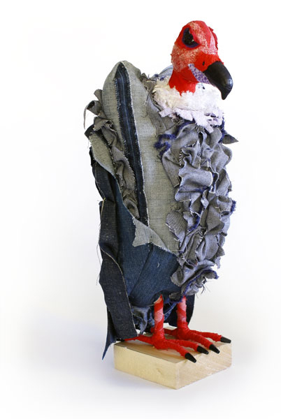 Vulture | Fibre Sculpture | Tracey Cameron Creative