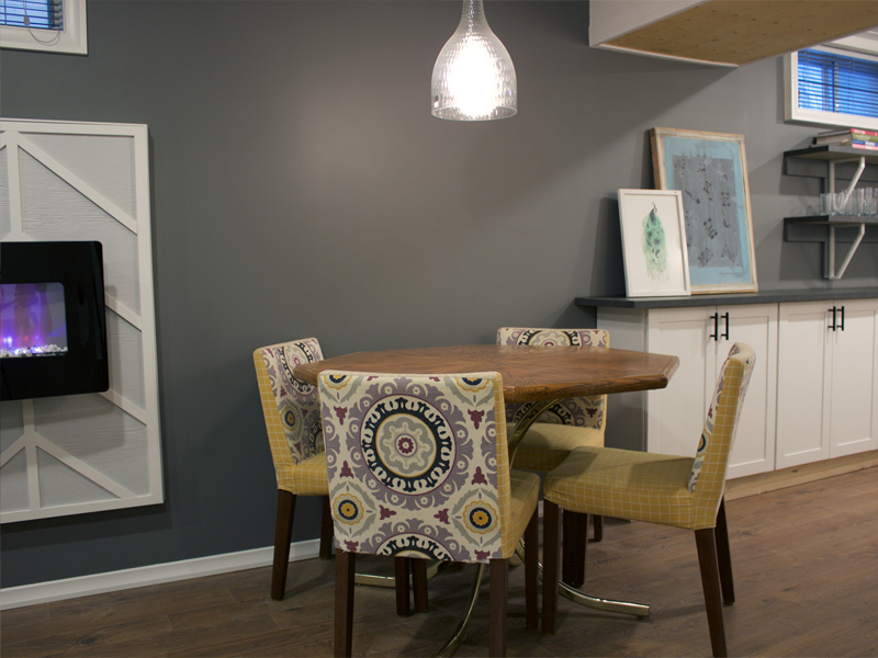 Basement Kitchen Dinning Room || Tracey Cameron Creative
