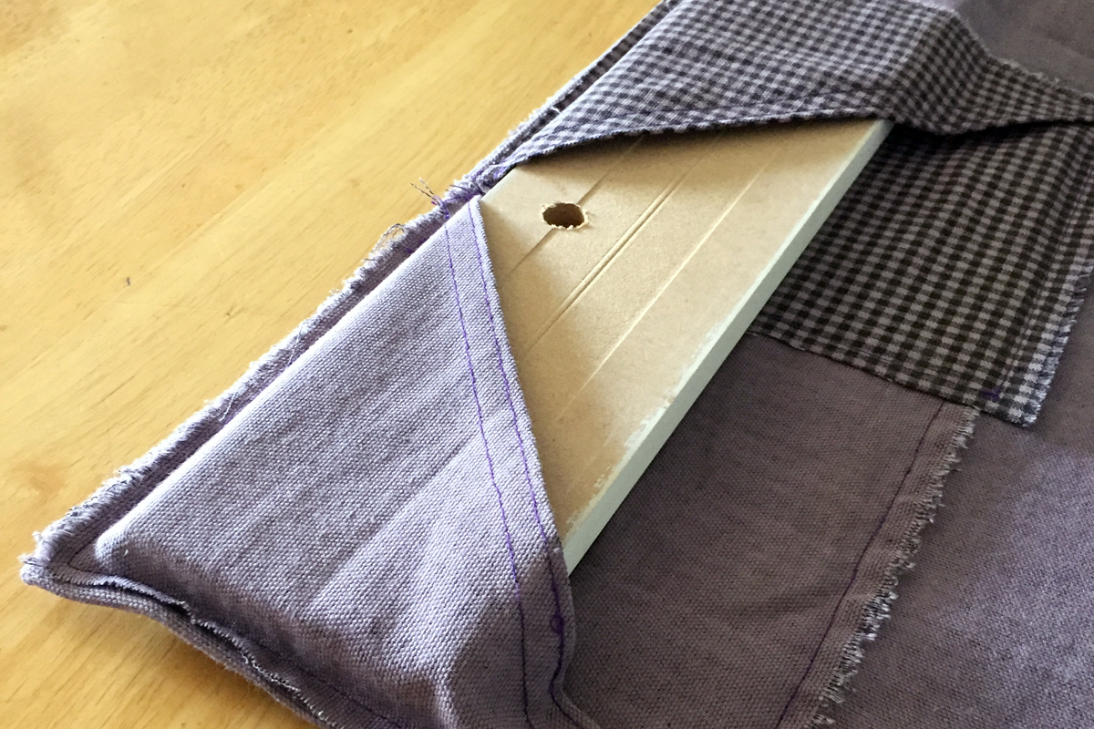 Hanging Rod | How to hang large scale pieces of textile art | Tracey Cameron Creative