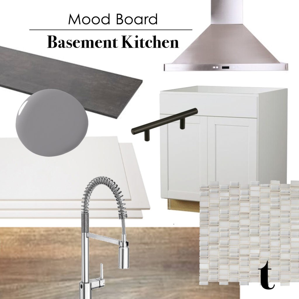 Mood Board | Basement Kitchen || Tracey Cameron Creative